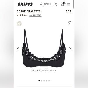 Skims fits everybody lace scoop bralette